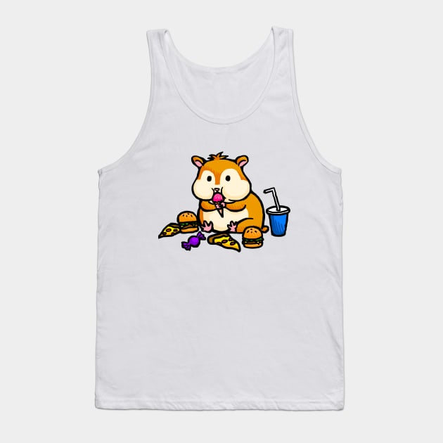 Hungry Hungry Hamster Tank Top by Manicdoodler